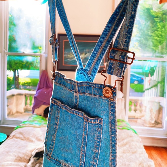 Hollister Artist Distressed Denim Overalls (Full) - Picture 11 of 12